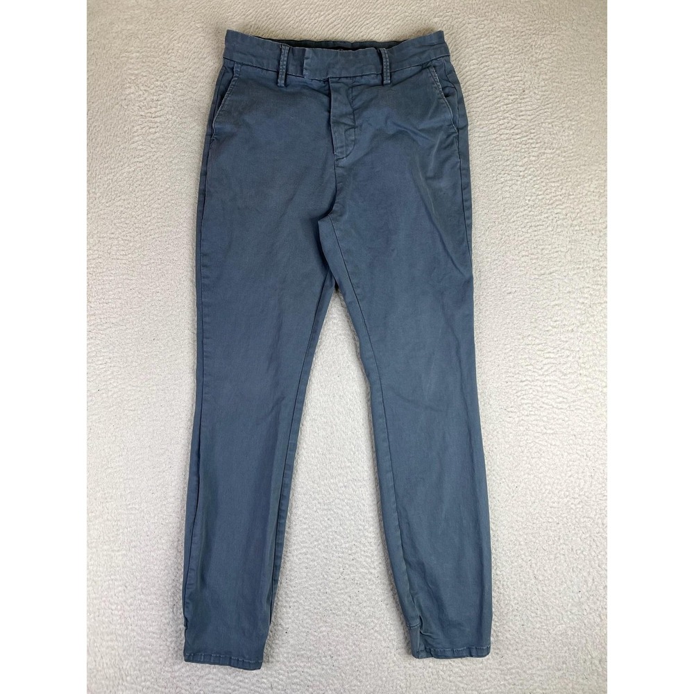 Hudson Mens 30x30 Blue Slim Fit Stretch Jogger Chino Pants Cuffed CEFSBU2400